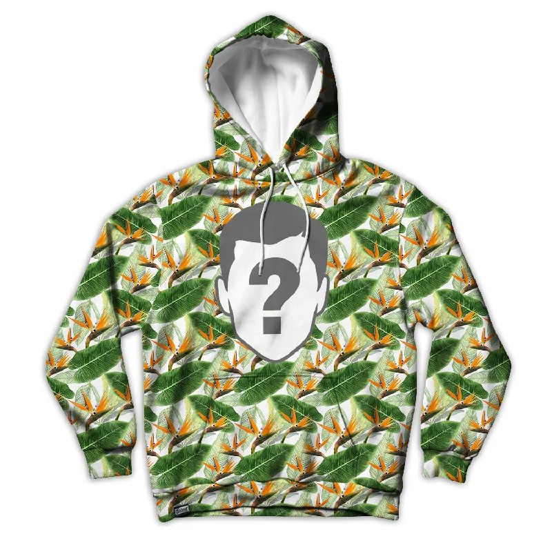 Birds Of Paradise Custom Unisex Hoodie Hoodie with Rolled Sleeves Casual Relaxed