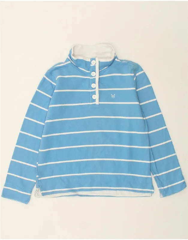 CREW CLOTHING Womens Button Neck Sweatshirt Jumper UK 12 Meduim Blue Hoodie with Contrast Stitching Detailed Premium CREW CLOTHING Womens Button Neck Sweatshirt Jumper UK 12 Meduim Blue Hoodie with Contrast Stitching Detailed Premium
