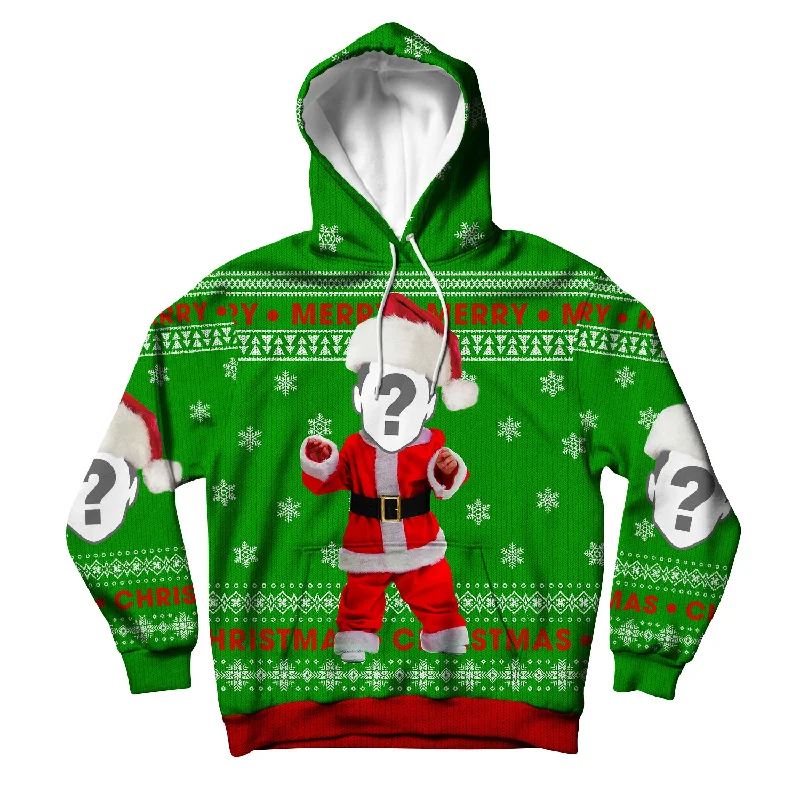 Custom Christmas Santa Unisex Hoodie Hoodie with Logo Branding Identity
