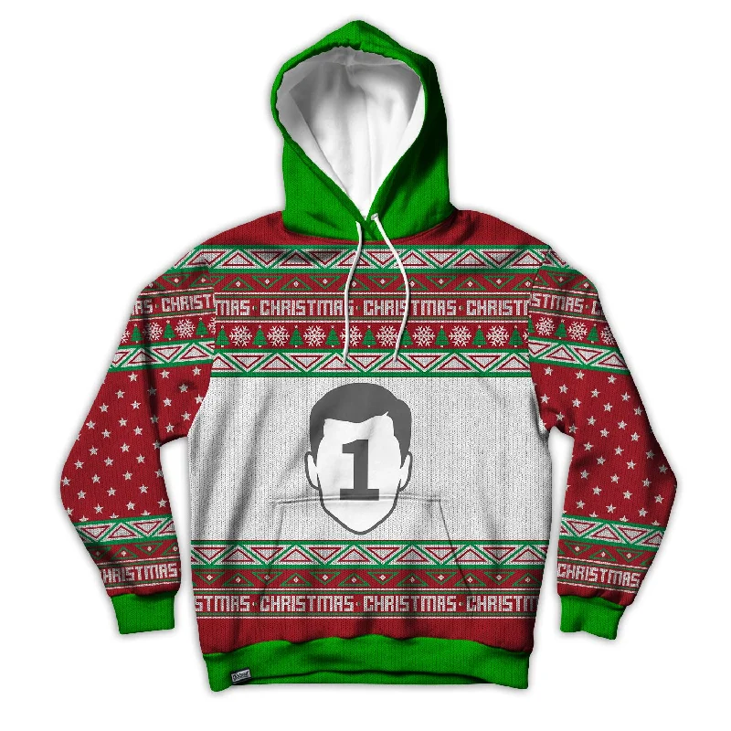 Custom Ugly Christmas Unisex Hoodie Hoodie with Print Artistic Unique