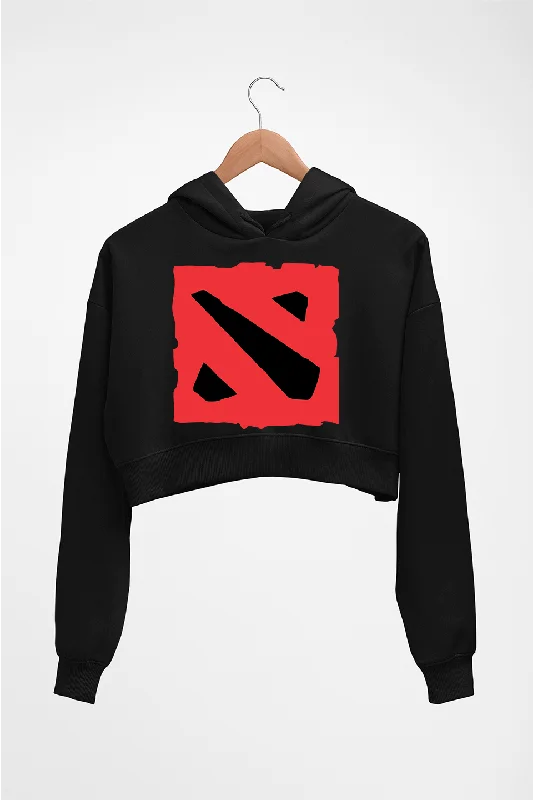 Dota Crop HOODIE FOR WOMEN Hoodie with Pattern Geometric Abstract