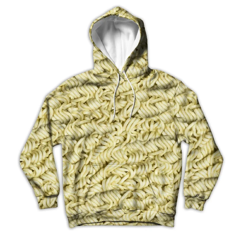 Dried Ramen Unisex Hoodie Hoodie with Hem Embroidery Detailed Premium