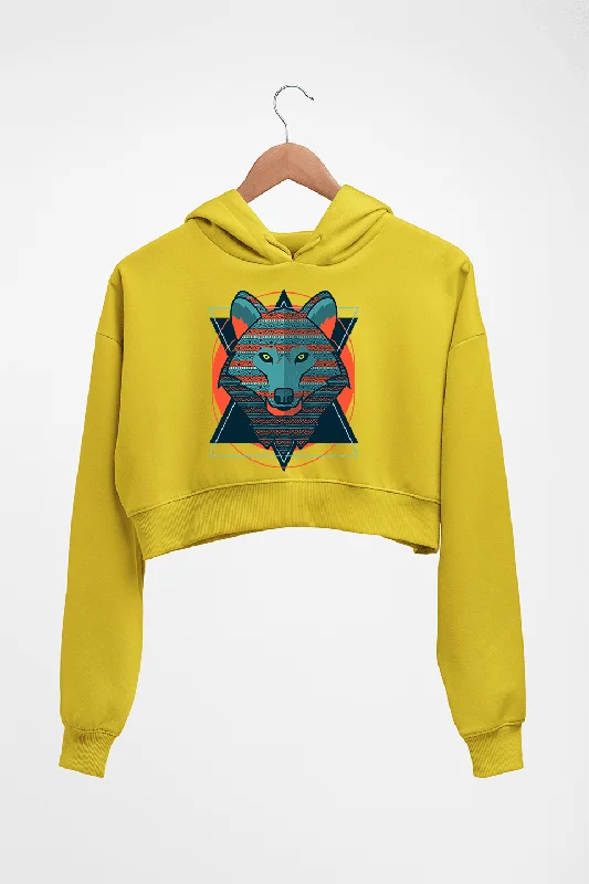 Fox Wolf Crop HOODIE FOR WOMEN