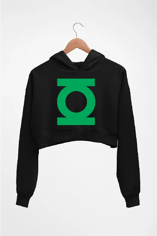 Green Lantern Superhero Crop HOODIE FOR WOMEN