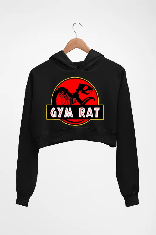 Gym Rat Crop HOODIE FOR WOMEN Hoodie with Bell Sleeves Flared Feminine
