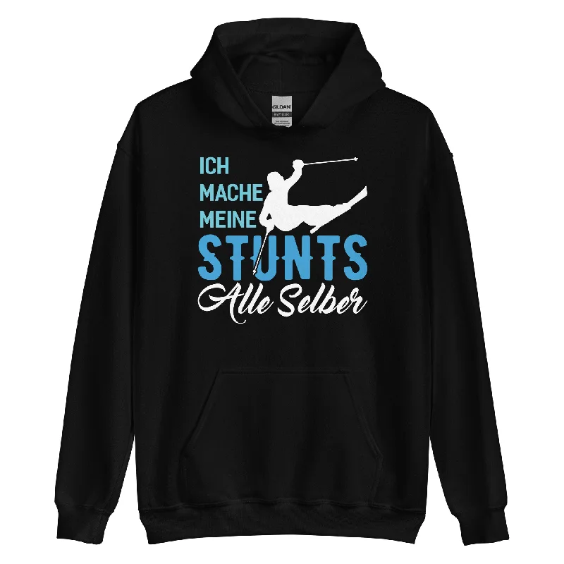 Ich mache meine Stunts alle selber - (S.K) - Unisex Hoodie Hoodie with Puffed Sleeves Voluminous Trendy
