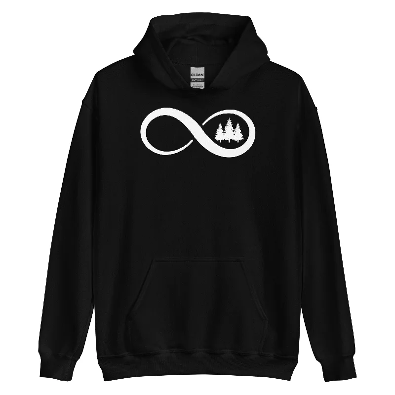 Infinity and Tree - Unisex Hoodie Hoodie with Batwing Sleeves Loose Dramatic