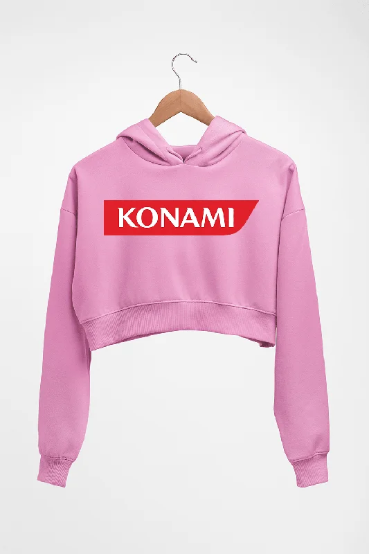 Konami Crop HOODIE FOR WOMEN