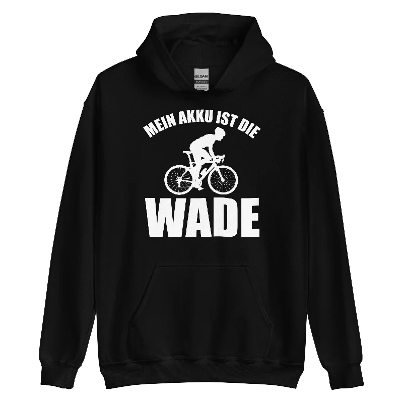 Mein Akku Ist Die Wade 2 - Unisex Hoodie Hoodie with Color Block Contrast Stylish