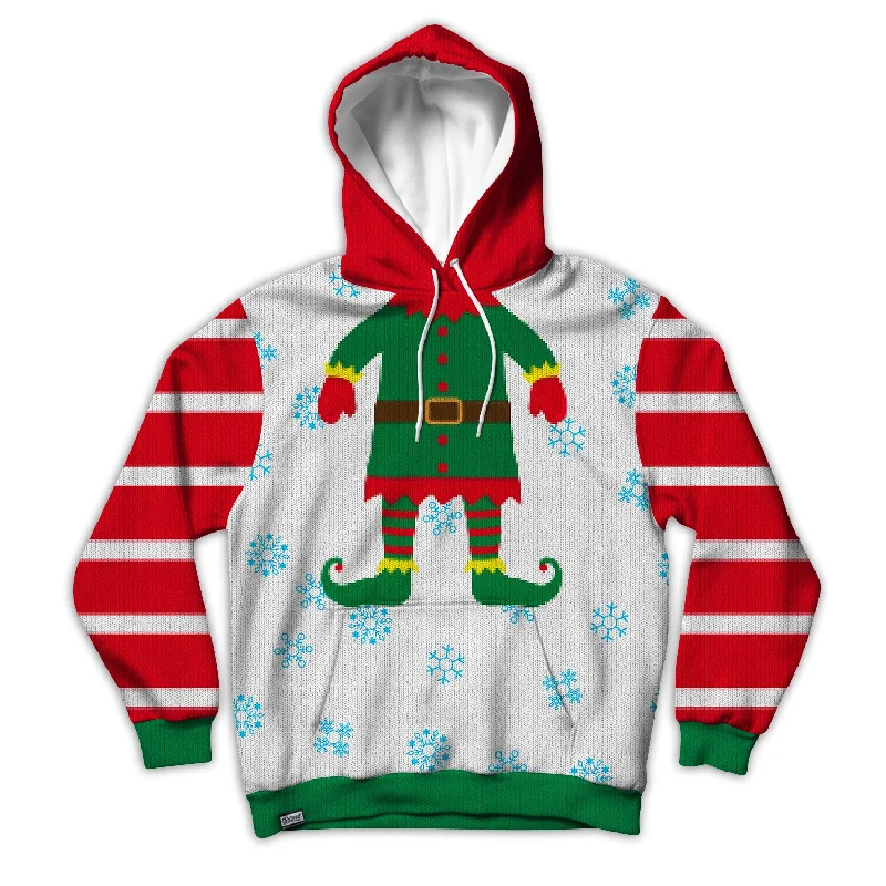 Mini Elf Unisex Hoodie Hoodie with Drawcord Adjustable Secure