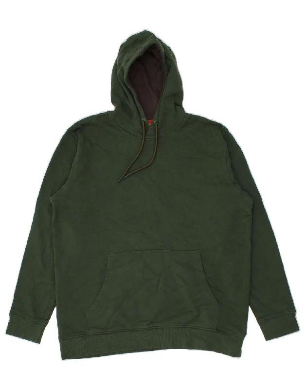 MOUNTAIN WAREHOUSE Mens Hoodie Jumper Large Khaki Cotton Hoodie with Cropped Fit Short Trendy MOUNTAIN WAREHOUSE Mens Hoodie Jumper Large Khaki Cotton Hoodie with Cropped Fit Short Trendy