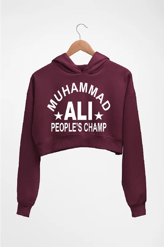 Muhammad Ali Crop HOODIE FOR WOMEN