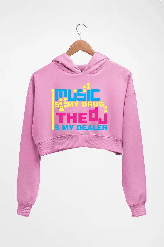 Music Crop HOODIE FOR WOMEN