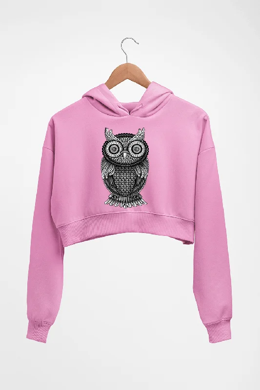 Owl Crop HOODIE FOR WOMEN