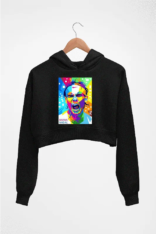 Rafael Nadal (RAFA) Crop HOODIE FOR WOMEN Hoodie with Zipper Versatile Modern