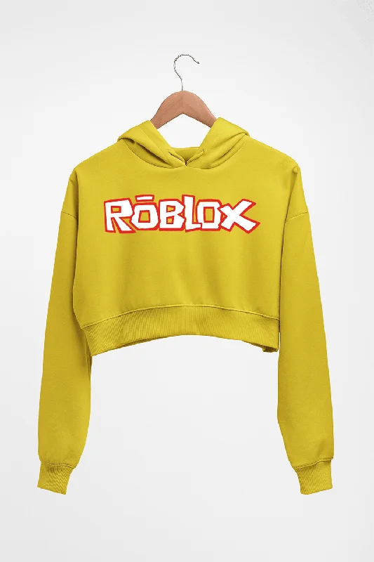 Roblox Crop HOODIE FOR WOMEN Hoodie with Cuffed Sleeves Snug Secure