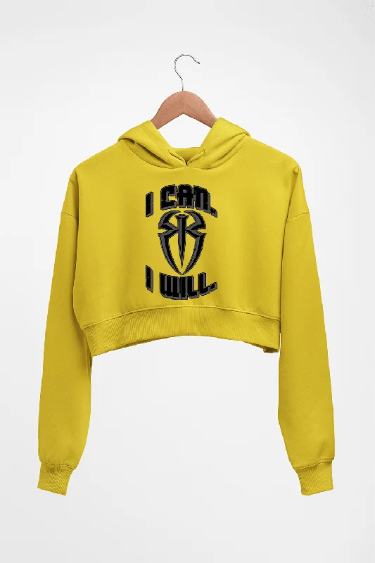 Roman Reigns WWE Crop HOODIE FOR WOMEN