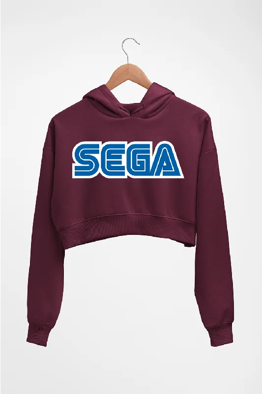 Sega Crop HOODIE FOR WOMEN Hoodie with Lace Feminine Delicate