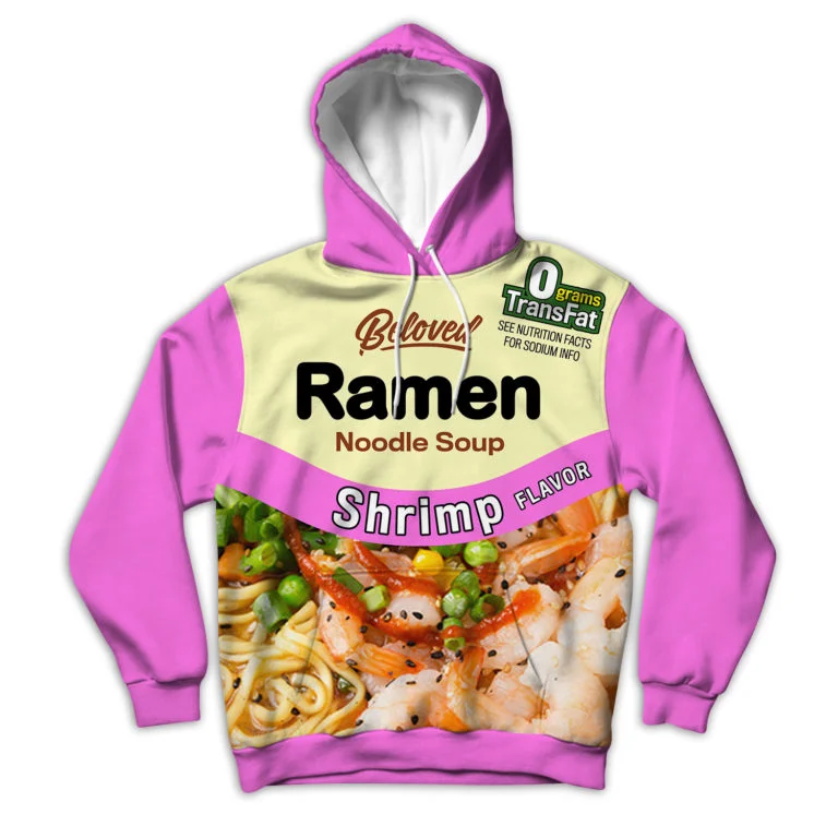 Shrimp Ramen Unisex Hoodie Hoodie Sweatshirt Pullover