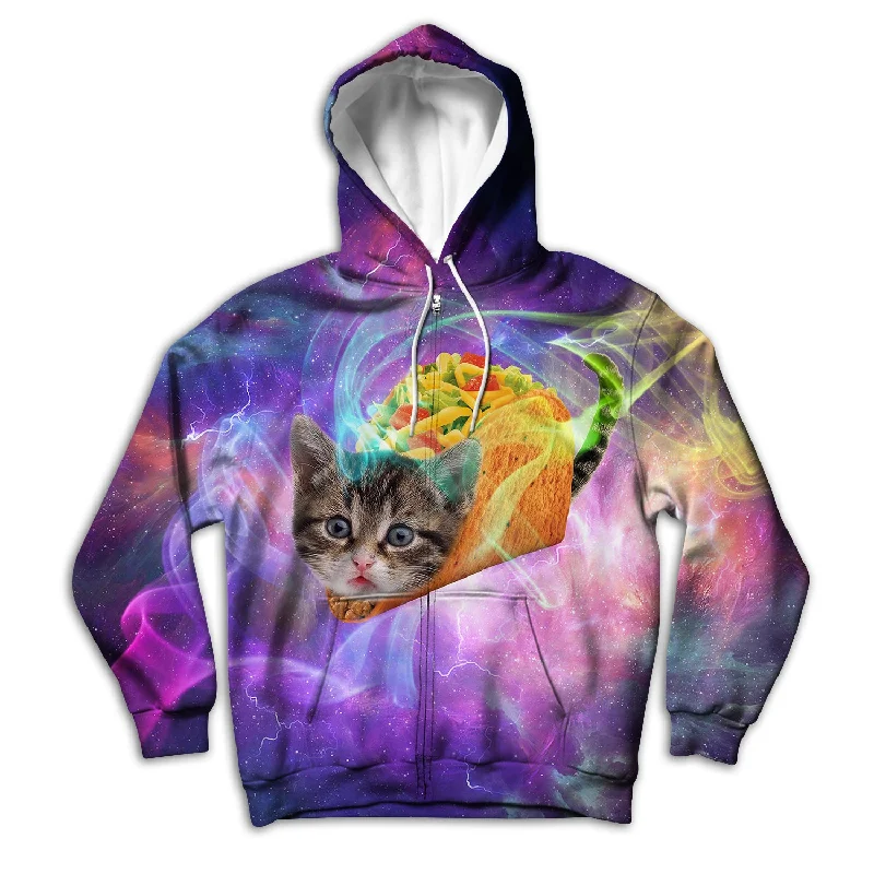 Taco Cat Unisex Hoodie Hoodie with Print Artistic Unique