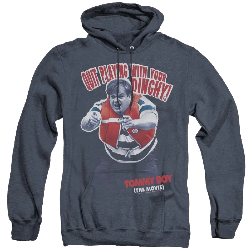 Tommy Boy Dinghy - Heather Pullover Hoodie Hoodie with Emblem Brand Identity