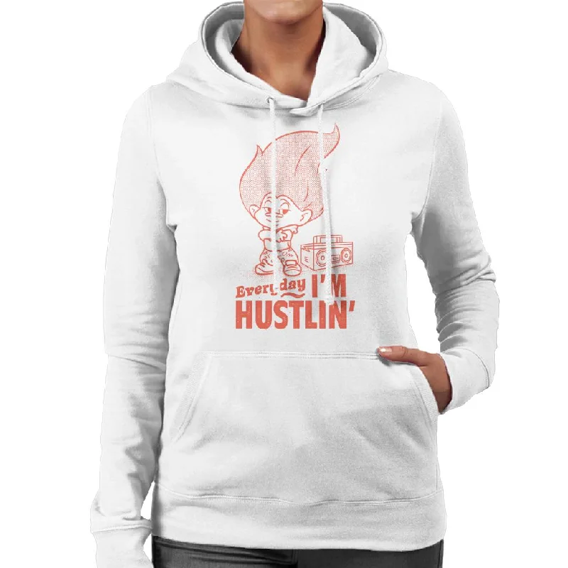 Trolls Everyday Im Hustlin Women's Hooded Sweatshirt Hoodie Sweatshirt Pullover