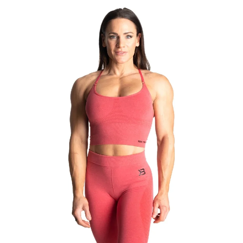 Better Bodies Astoria Seamless Bra - Chilli Red Melange