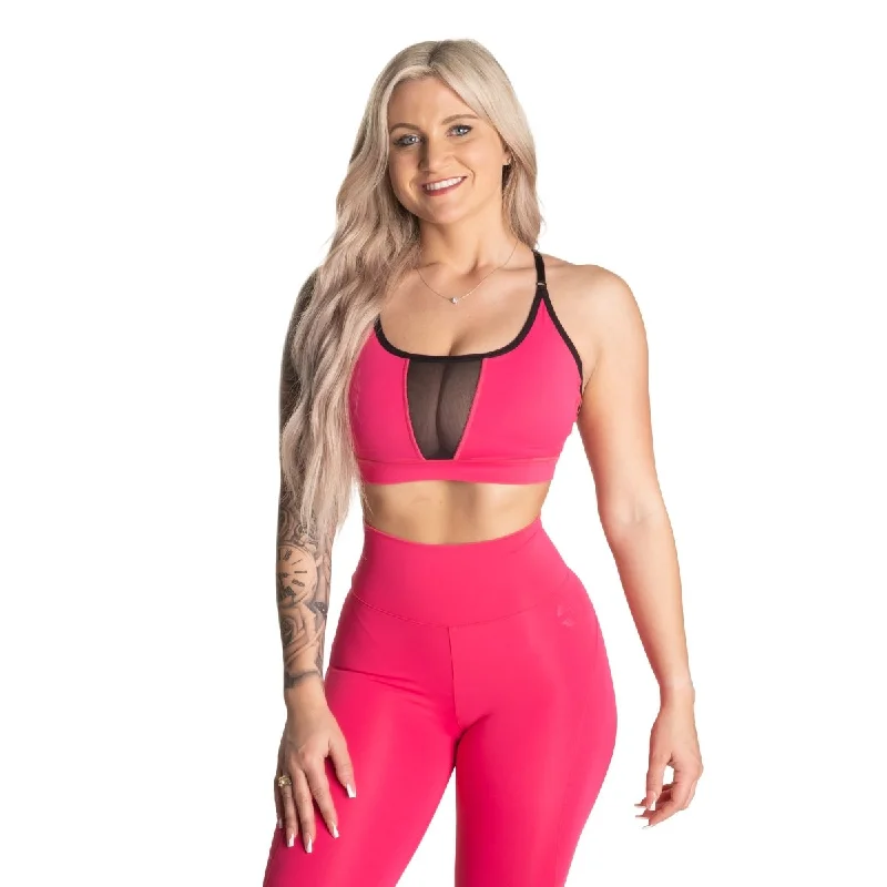 Better Bodies Highbridge Mesh Bra - Hot Pink