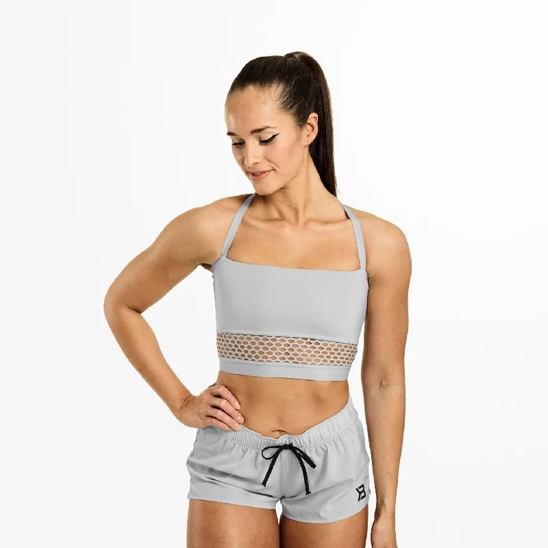 Better Bodies Waverly Mesh Bra - Frost Grey