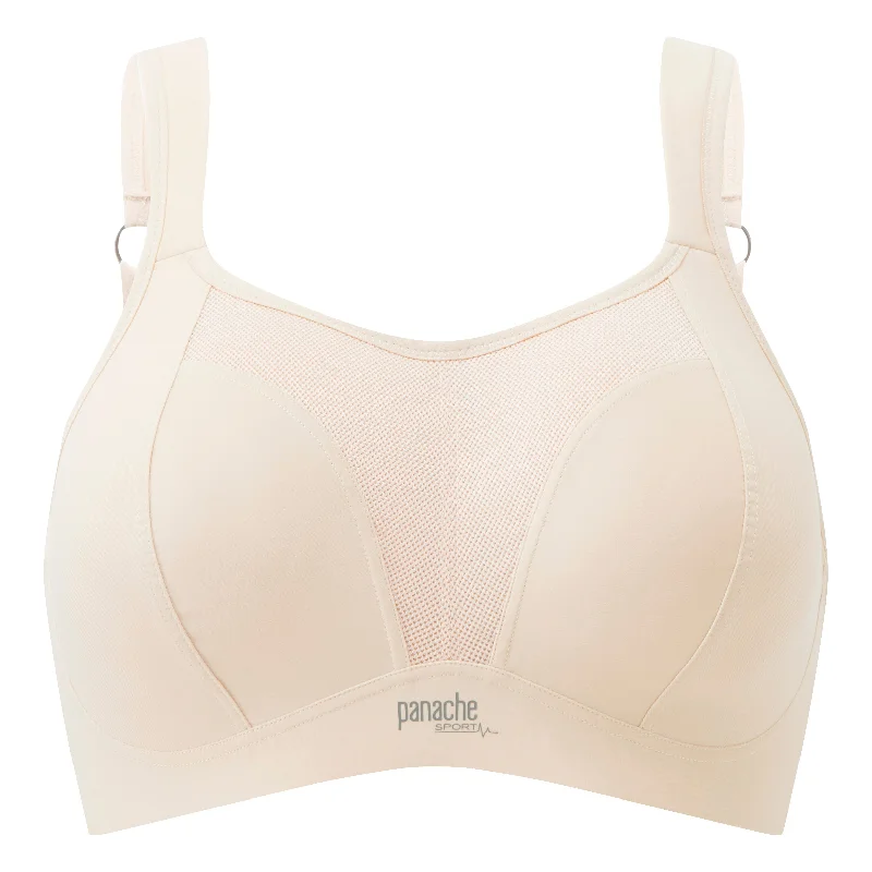 Panache Non Wired Sports Bra Lacy Underwire Bra