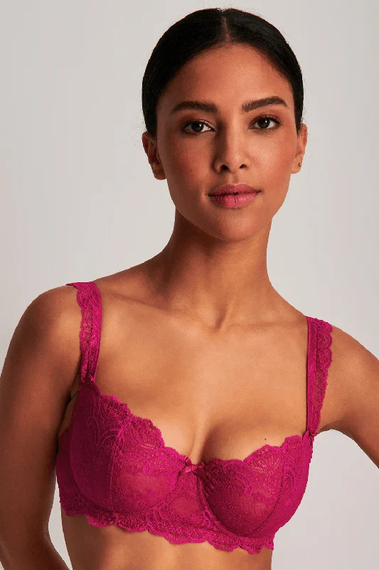 Danse des Sens Underwired Half Cup Bra Elegant Silk Bra