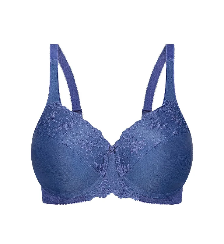 EMBROIDERED MINIMISER BRA Stylish Lace Bralette