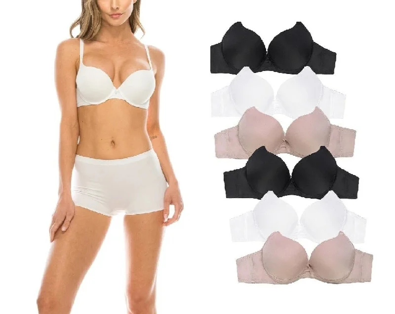 Extreme Double Push Up Silky Bras (Basic)