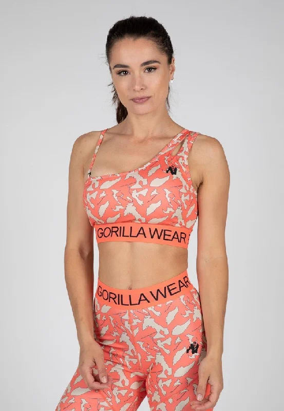 Gorilla Wear Osseo Sports Bra - Pink High-Cut Bra Design