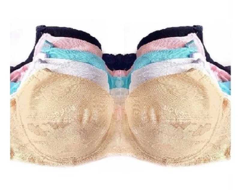 'I Love You' Unlined Full Coverage Bras Sleek Sports Bra