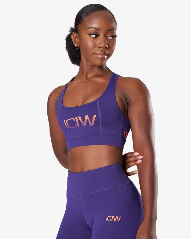 ICIW Classic Sports Bra - Deep Purple