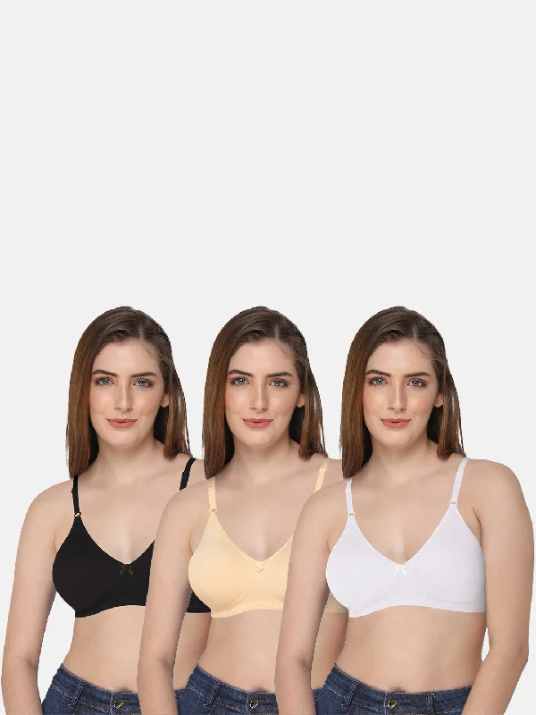 Intimacy Saree Bra Special Combo Pack - IN29 - C63 Light Seamless Bra