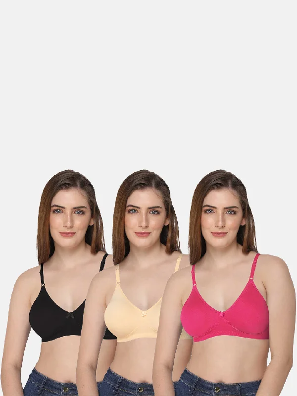 Intimacy Saree Bra Special Combo Pack - IN29 - C66 Elegant Lace Bralette