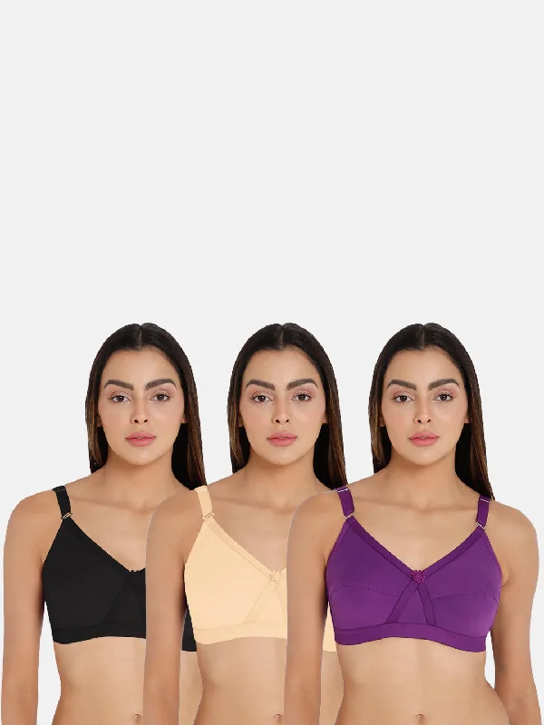 Intimacy Def-Bra Special Combo Pack - Kriss-Kross - C34 Fashionable Push-Up Bra