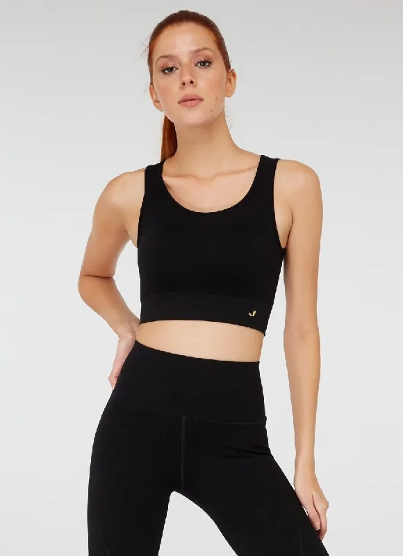 Jerf Corno Seamless Bra - Black Trendy Lace Bra