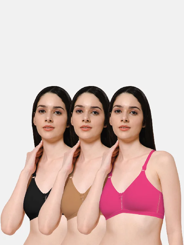 Naidu Hall Knitwear-Bra Special Combo Pack - Beauti - C65 Push-Up Bralette Set