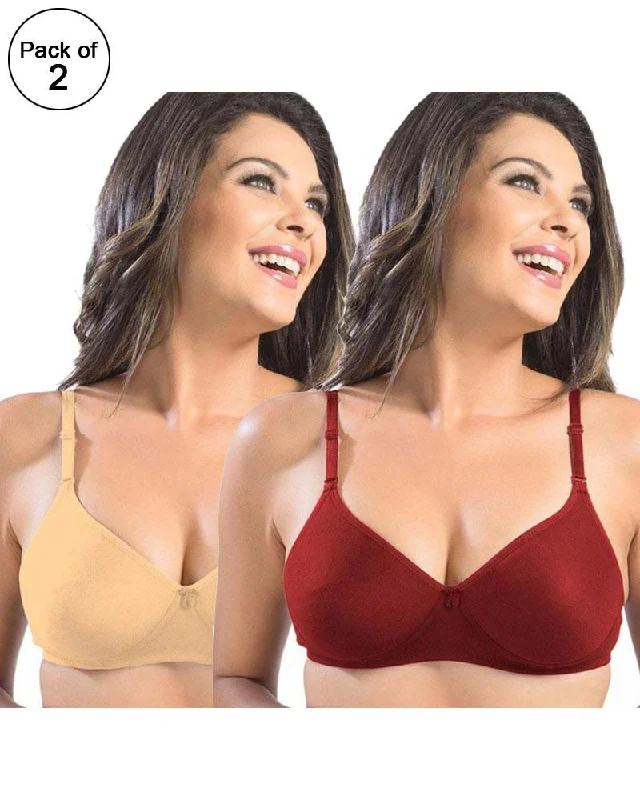 Pack of 2 - Sonari Catwalk Bra - Non Padded Non Wired - Imported Bra - Random Colors Comfortable Active Bra Pack of 2 - Sonari Catwalk Bra - Non Padded Non Wired - Imported Bra - Random Colors Comfortable Active Bra