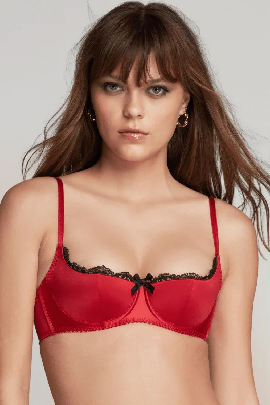 Sloane Balconette Bra Chic Satin Bra
