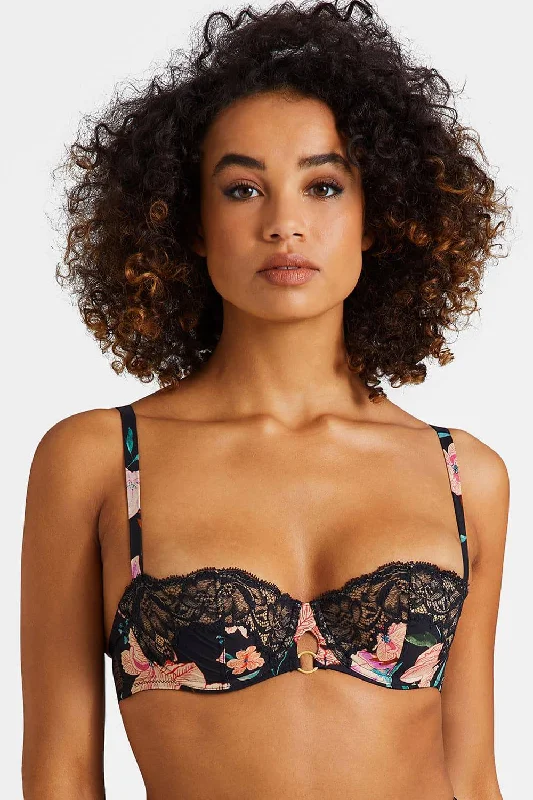Sweet Folk Half Cup Bra Comfortable Lace Bralette