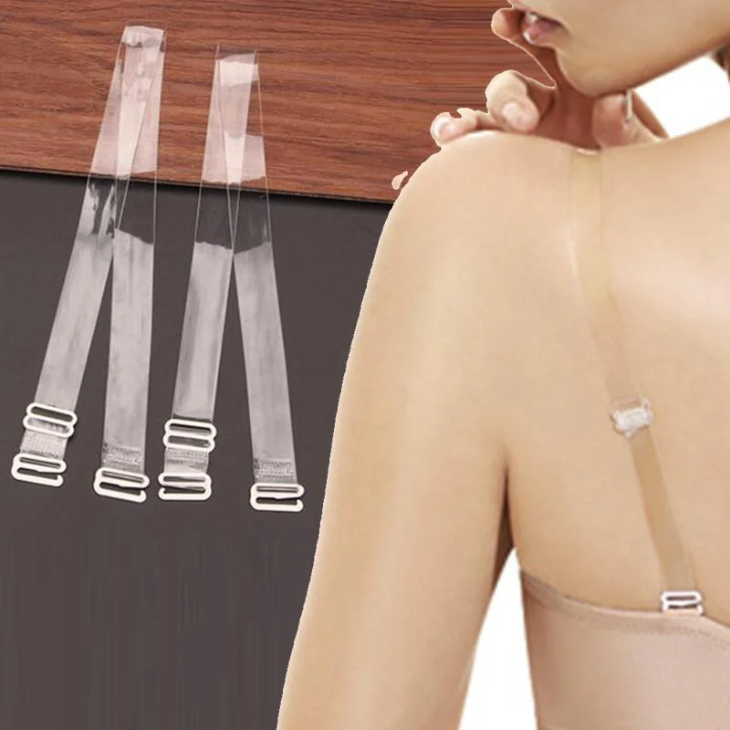 Transparent Bra Straps, Invisible & Adjustable Hook Soft Lace Bra