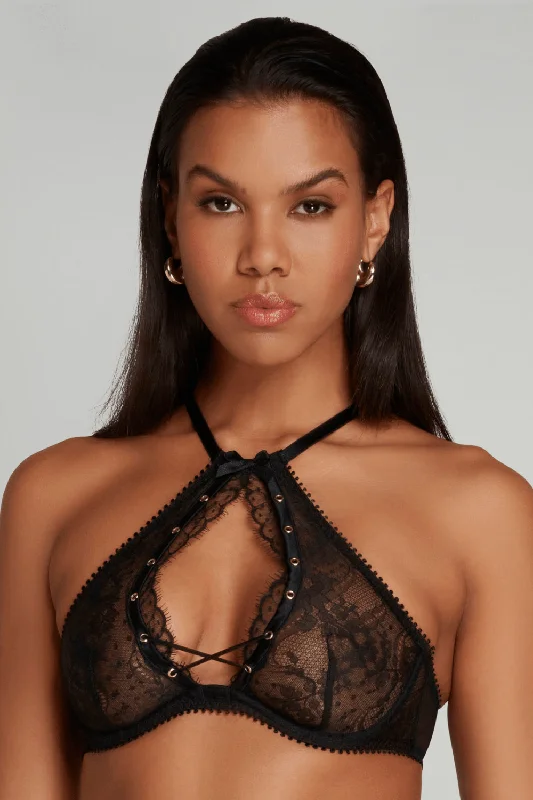 Vallentina High Neck Bra