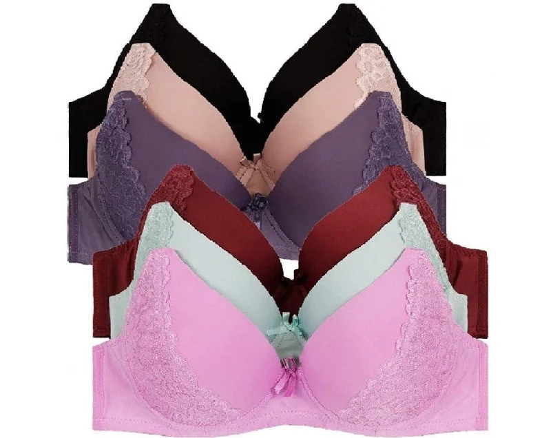 Wireless Lacy Double Push Up Lounge Bras Ultra-Light Bra