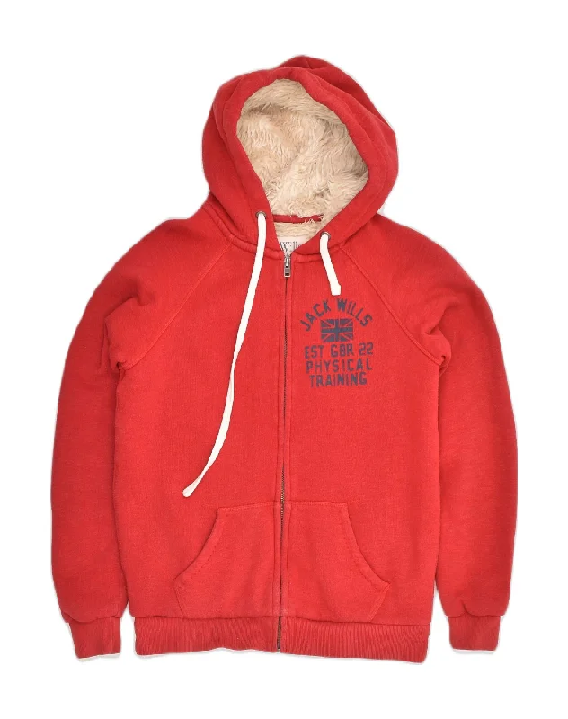 JACK WILLS Womens Sherpa Zip Hoodie Sweater UK 10 Small Red Cotton Satin Fabric Silk Fabric Chiffon Fabric JACK WILLS Womens Sherpa Zip Hoodie Sweater UK 10 Small Red Cotton Satin Fabric Silk Fabric Chiffon Fabric