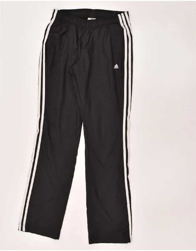 ADIDAS Womens Clima Proof Tracksuit Trousers UK 4/6 XS Black Polyester