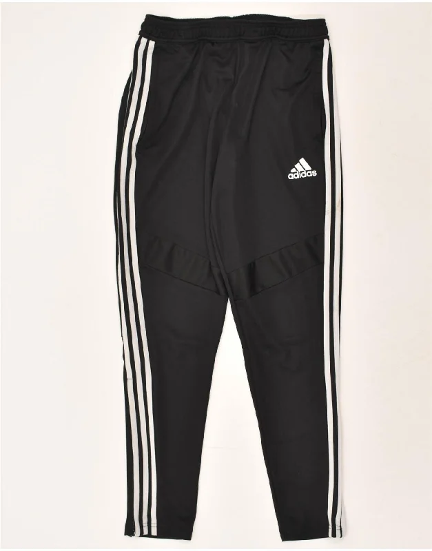 ADIDAS Womens Climacool Tracksuit Trousers UK 14 Medium Black Polyester